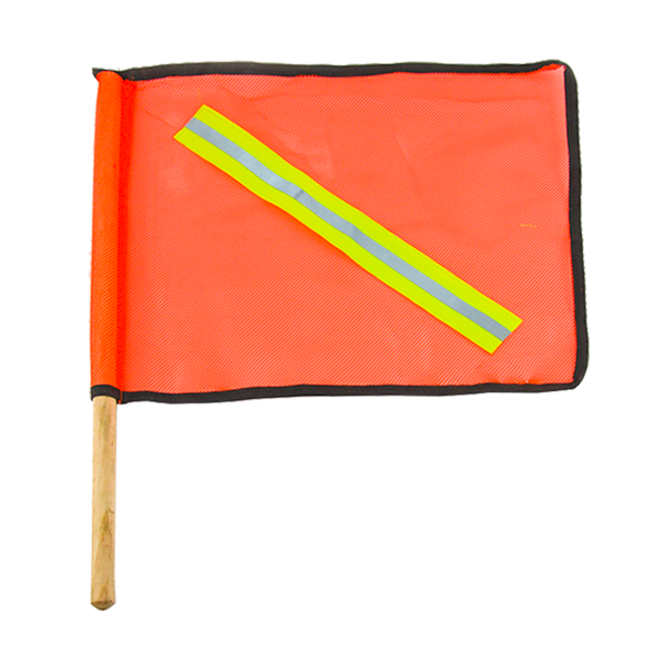 BANDEROLA DE MALLA CON REFLEJANTE MAT NARANJA EPF-BMN01 53 X 40 CM