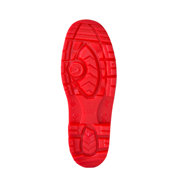 Bota Industrial sin Casco Suela Nitrilo PRO5 DryPro Blanco/Rojo DP550 - 2