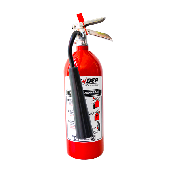 EXTINTOR CILINDRO DE ALUMINIO DE CO2 ROJO … 5 LB