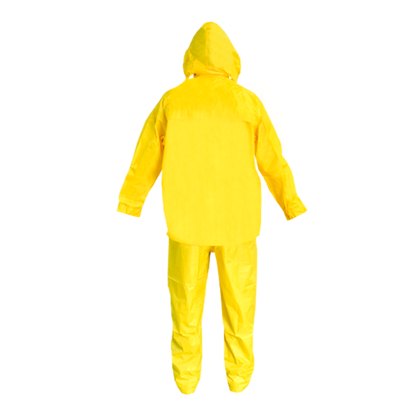 Impermeable Nylon/Poliuretano 2 Pza. DermaWear DermaCare Amarillo I-6022 - 1