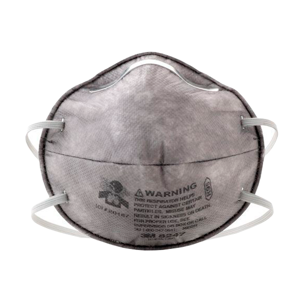 RESPIRADOR DESECHABLE PARA PARTÍCULAS Y VAPORES ORGÁNICOS R95 8247 3M (PIEZA) GRIS 70070757722 …