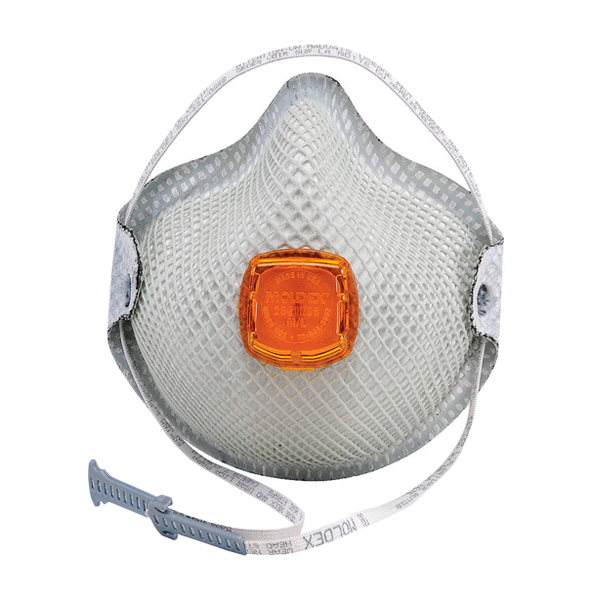 RESPIRADOR DESECHABLE CON VÁLVULA VENTEX PARA VAPORES ORGÁNICOS N95 MOLDEX (PIEZA) BLANCO 2800N95 …