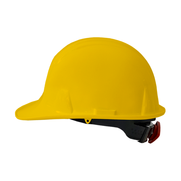 CASCO TERMOPLÁSTICO DE SEGURIDAD CON SUSPENSIÓN MATRACA INFRA AMARILLO 1CP210-3M  …