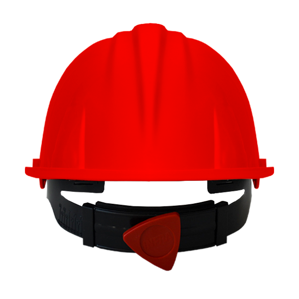 Casco Termoplástico de Seguridad con Suspensión Matraca Infra Rojo 1CP210-2M … - 1