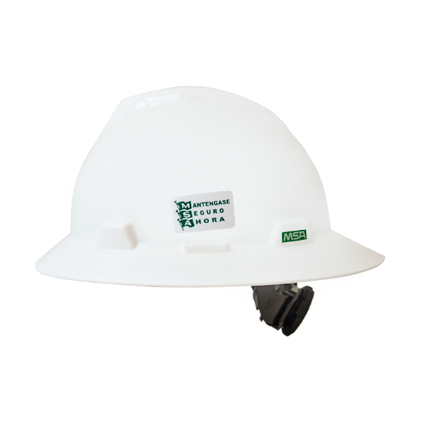 Casco Ala Completa con Suspensión Fas-Trac III V-Gard MSA Blanco M2303541F … - 0