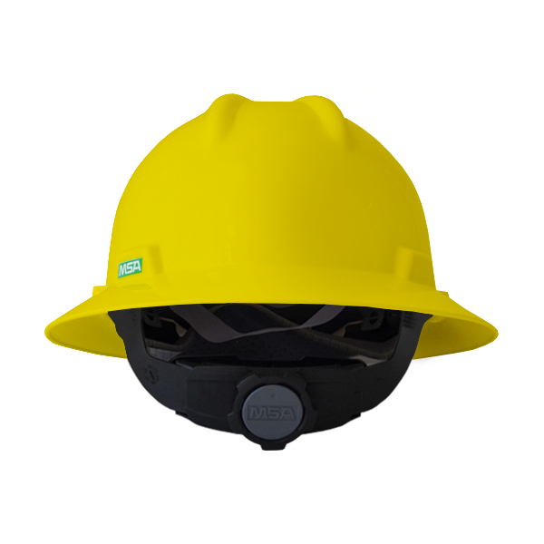 Casco Ala Completa con Suspensión Fas-Trac III V-Gard MSA Amarillo 10023676 … - 1