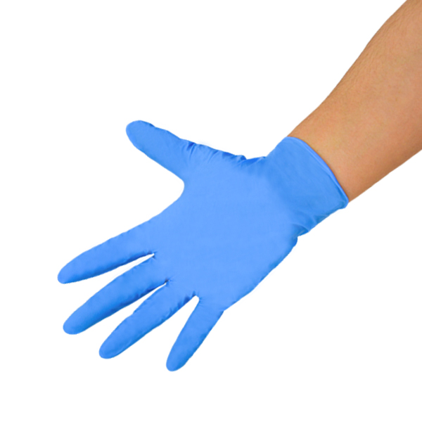 Guantes de Nitrilo Azul Talla (M) SUNNYCARE