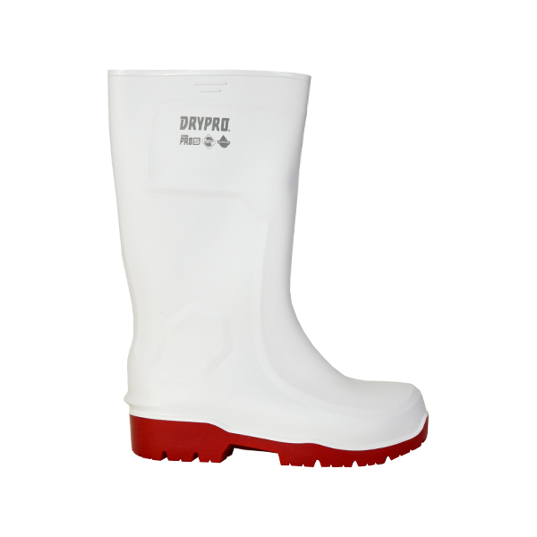 Bota Industrial con Casco Suela Nitrilo para Dama PRO5 DryPro Blanco/Rojo DP553 - 0