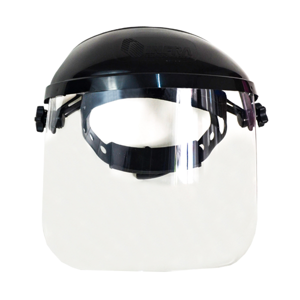 Protector Facial Mica Clara con Suspensión Matraca Infra Negro 3PF500T … - 0