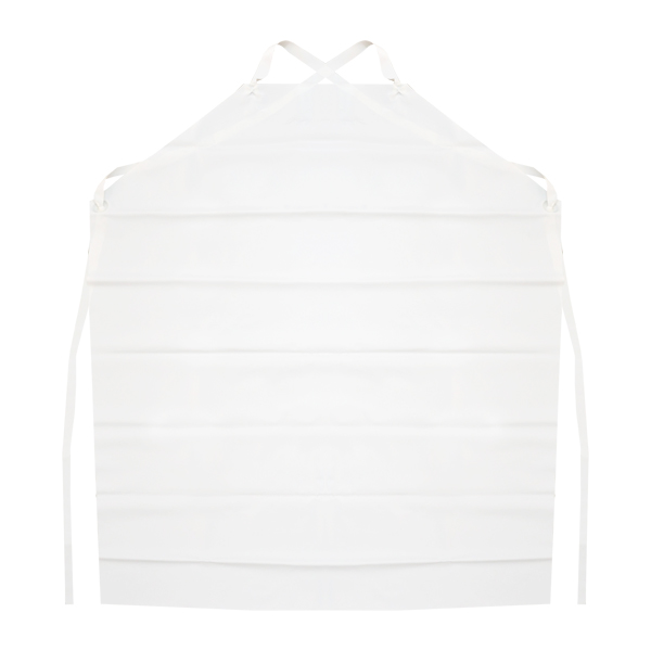 MANDIL HRP/PVC ALTA RESISTENCIA CALIBRE 0.25 MM RESISTENTE AL RASGADO JYRSA BLANCO DD-1155 90 X 116 CM
