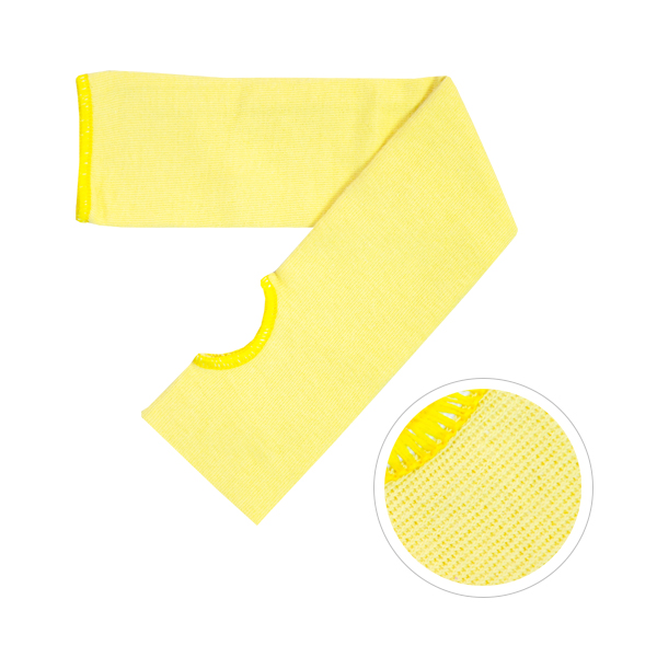 Manga 100% Kevlar con Orificio para Pulgar Gisa (Pieza)  Amarillo GS-531/18 18" - 1