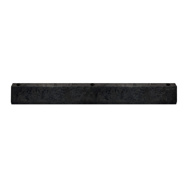 Tope HDPE 100 % Reciclado para Estacionamiento Negro/Amarillo … 182 cm - 1