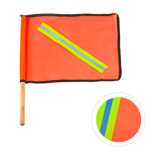 Banderola de Malla con Reflejante Mat Naranja EPF-BMN01 53 x 40 cm - 1