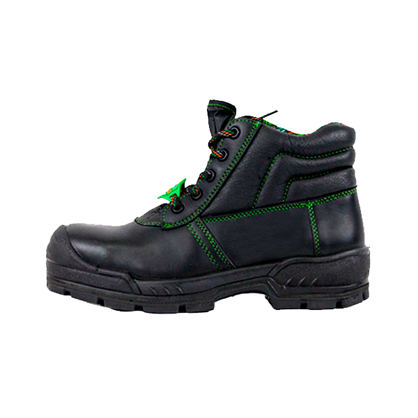 Zapato Borceguí con Casco de Policarbonato Comando Negro 705 PP+D - 1
