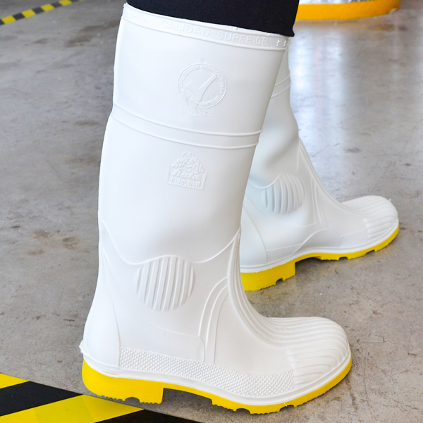 Bota para Caballero Chibol Bata Industrials Blanco/Amarillo 802-1807 - 3