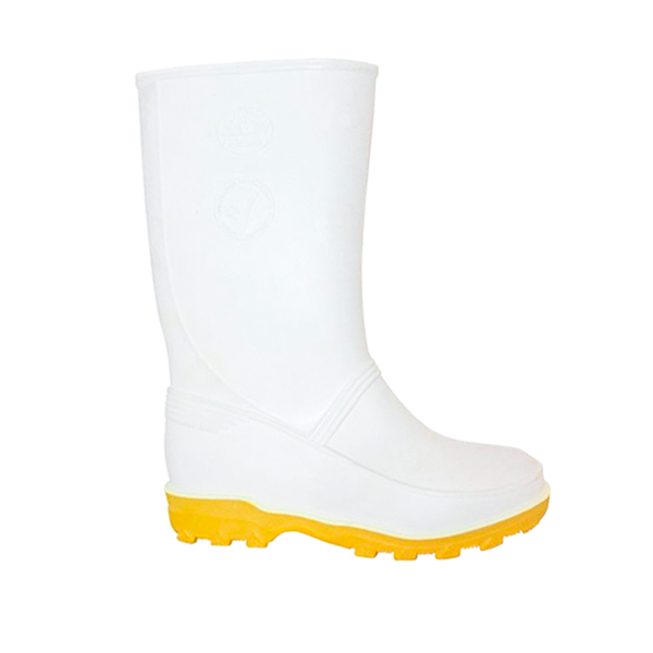 BOTA SIN CASCO PARA DAMA CHIBOL BATA INDUSTRIALS BLANCO/AMARILLO 502-18071