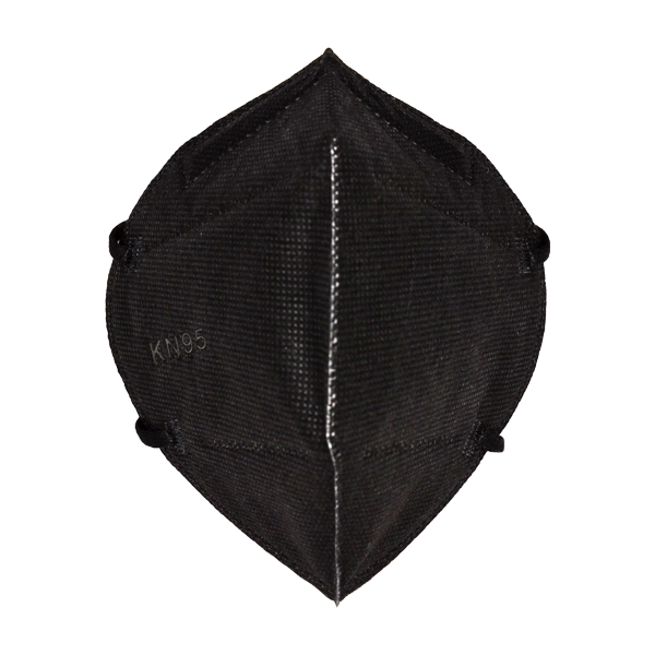RESPIRADOR DESECHABLE PARA POLVOS Y NEBLINAS KN95-N PLEGABLE (PIEZA) NEGRO.
