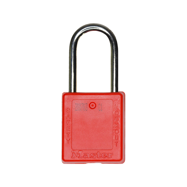 Candado de Seguridad Termoplástico Zenex Master Lock Rojo 410RED 38 x 38 mm - 0