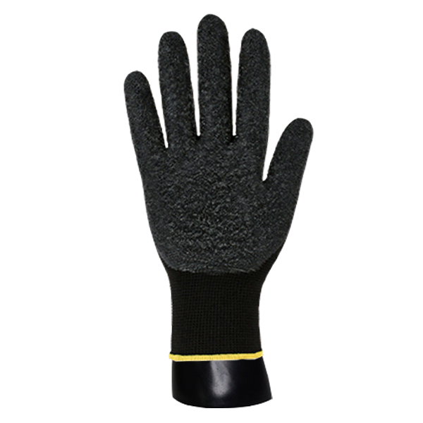 Guantes de trabajo de seguridad con revestimiento de látex, paquete de 8  pares de guantes recubiertos para el trabajo, para hombres y mujeres (XL