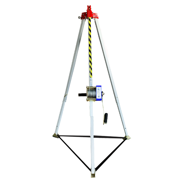 Kit Tripié Aluminio con Cabrestante para Espacios Confinados UFS USP-TP-700 2.15 m - 2