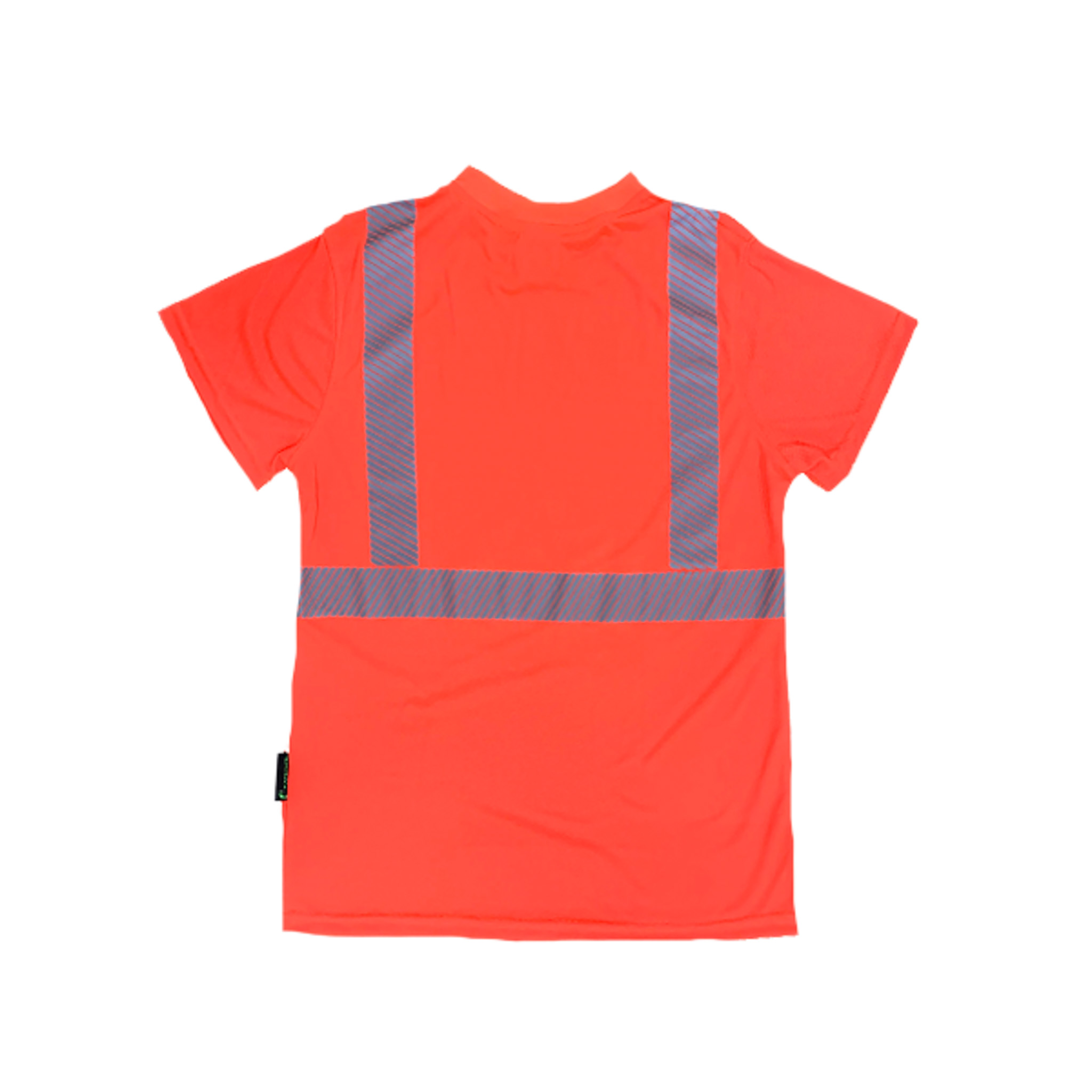 Camisa Cuello Redondo con Reflejante Naranja  SR-110ANCR - 1