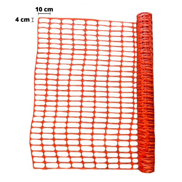 Malla Plástica para Delimitar Áreas Naranja LAMIRA 1.2 x 30.5m - 1