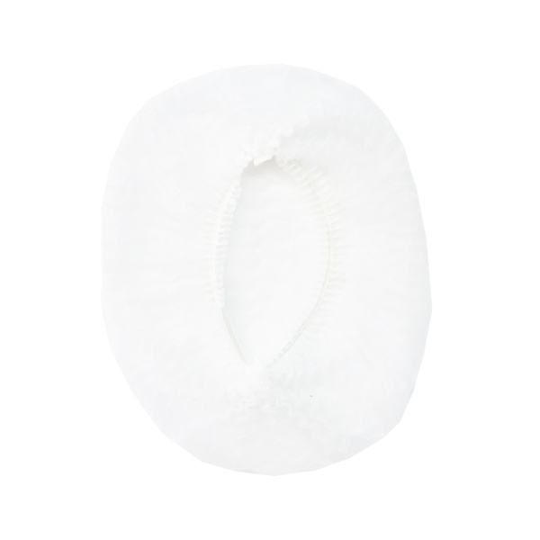 Cofia Polipropileno Plisada DermaCare (Paq. con 100 Pieza) Blanco RD-CP-08 21" - 2