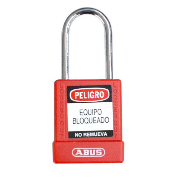 Candado de Seguridad Gancho sin Cubierta ABUS Rojo 74BS/40 40 x 90 mm - 0