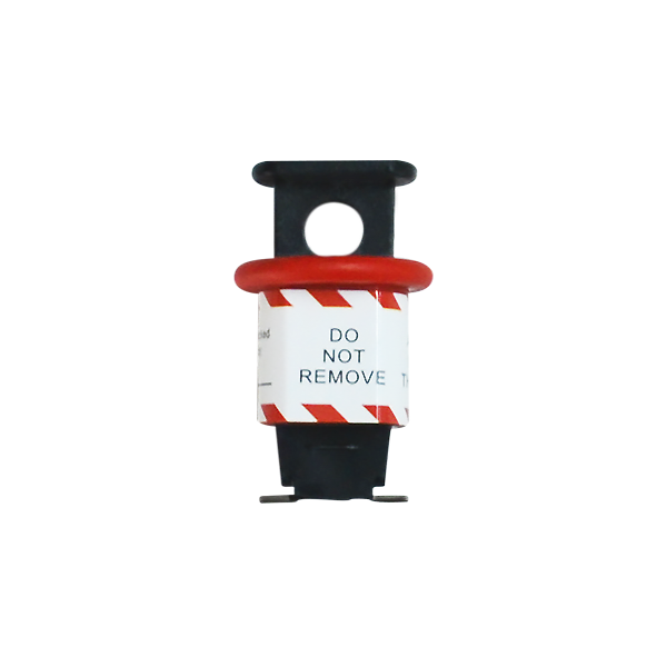 BLOQUEO SAFELOCK PARA INTERRUPTOR ELÉCTRICO EN MINIATURA (CLAVIJA ESTÁNDAR HACIA AFUERA) ABUS ROJO 5261 ...