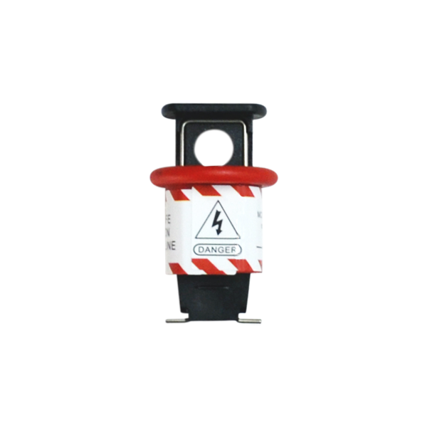Bloqueo Safelock para Interruptor Eléctrico en Miniatura (Clavija estándar hacia afuera) ABUS Rojo 5261 ... - 1