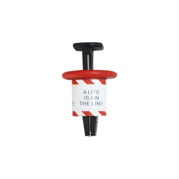 Bloqueo Safelock para Interruptor Eléctrico en Miniatura (Clavija estándar hacia afuera) ABUS Rojo 5261 ... - 3