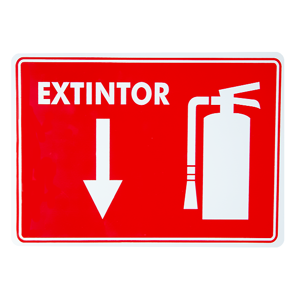 SEÑALAMIENTO ESTIRENO EXTINTOR EXTINPAR ... S00005-01 25 X 35 CM
