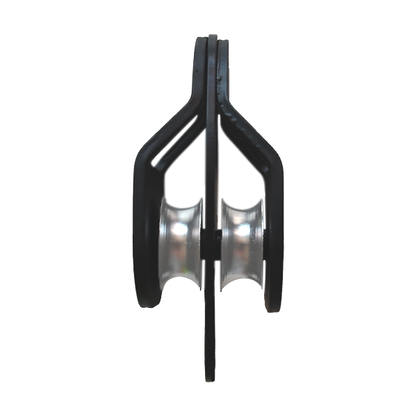 Polea Doble Aleación de Aluminio Soporta Hasta 20 kN UFS Negro USP-DP01 13 mm - 1