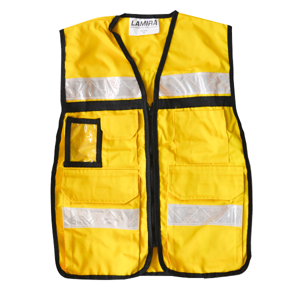 CHALECO RESCATISTA LAMIRA AMARILLO LS-4415
