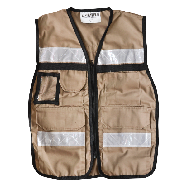 CHALECO RESCATISTA LAMIRA BEIGE LS-4415