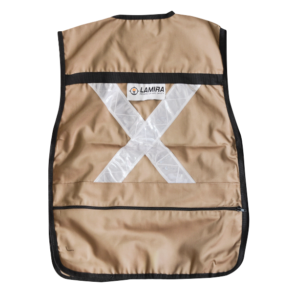 Chaleco Rescatista Lamira Beige LS-4415 - 1