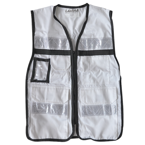 CHALECO RESCATISTA LAMIRA BLANCO LS-4415