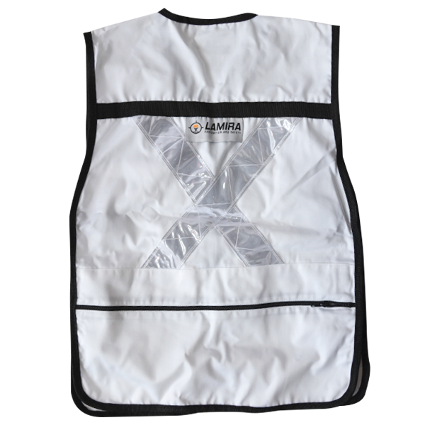 Chaleco Rescatista Lamira Blanco LS-4415 - 1