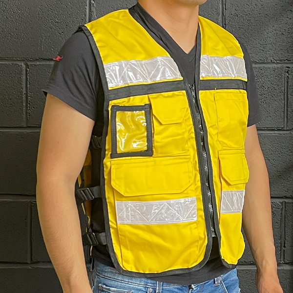 Chaleco Rescatista Lamira Amarillo LS-4415 - 2