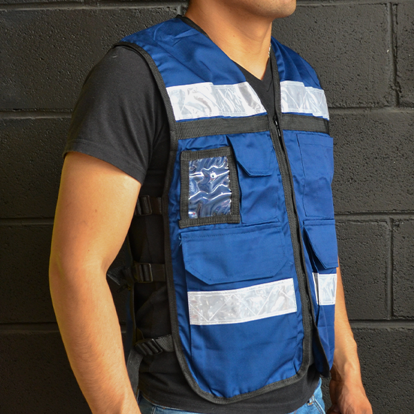 Chaleco Rescatista Lamira Azul Marino LS-4415 - 2