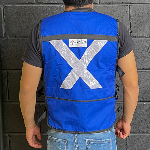 Chaleco Rescatista Lamira Azul Rey LS-4415 - 3