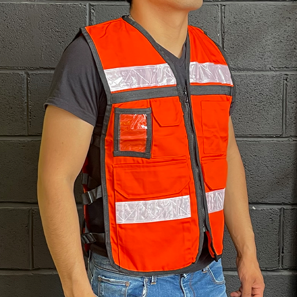 Chaleco Rescatista Lamira Naranja LS-4415 - 2