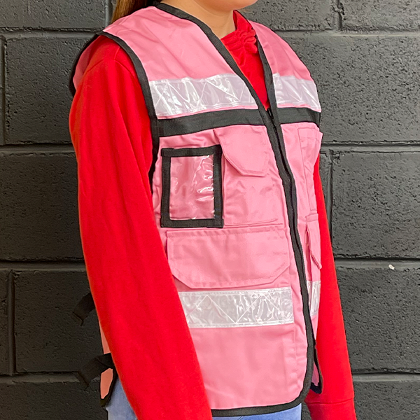 Chaleco Rescatista Lamira Rosa LS-44150 - 2