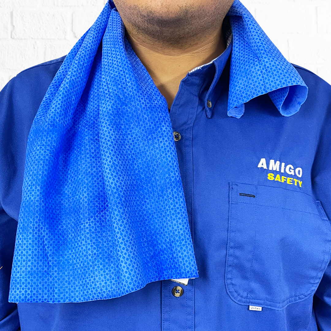 Toalla Enfriamiento Inuteq Azul 1530010300 78 cm x 33 cm - 3