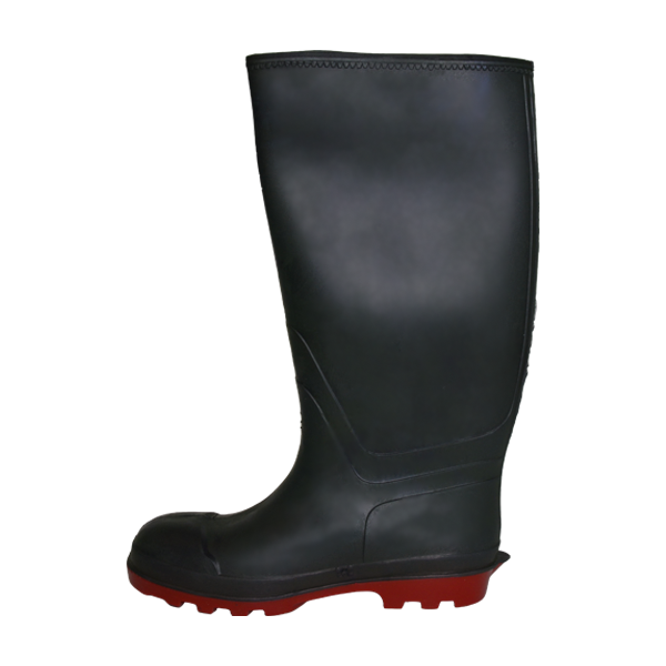 Bota Industrial Sanitaria con Casco Pro Rubber Negro IIC - 1