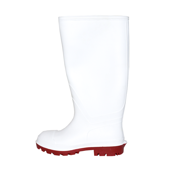 Bota Industrial Sanitaria con Casco Pro Rubber Blanco, IIC - 1
