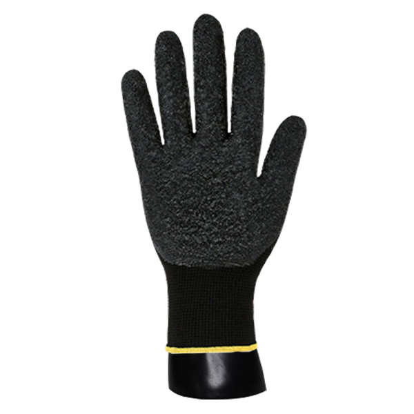 Guante Nylon Recubierto de Látex con Puño Tejido DermaFlexPlus DermaCare (Par) Negro 51-975 - 1