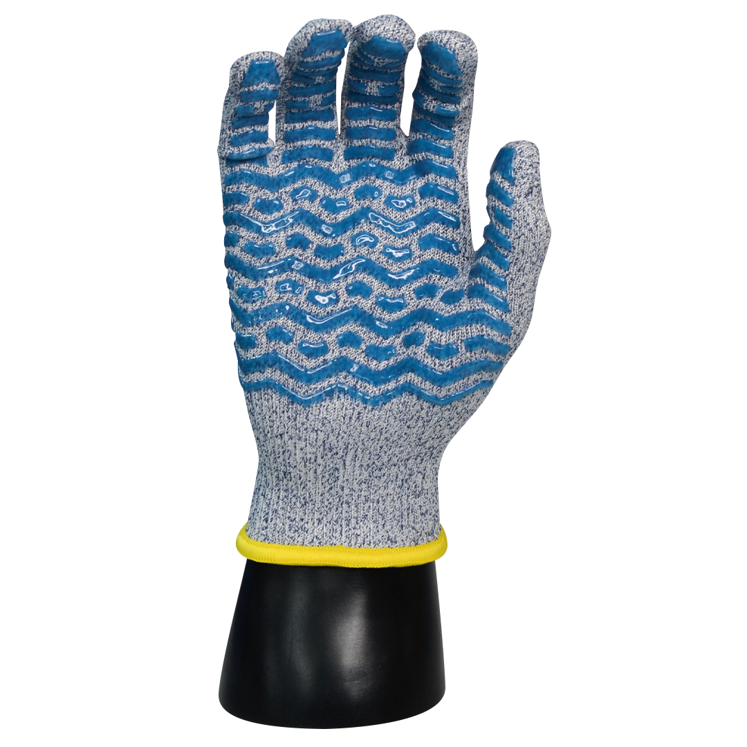 Guante Anticorte A3 Recubierto de Silicón (Par) Azul HL-3043B LG - 2