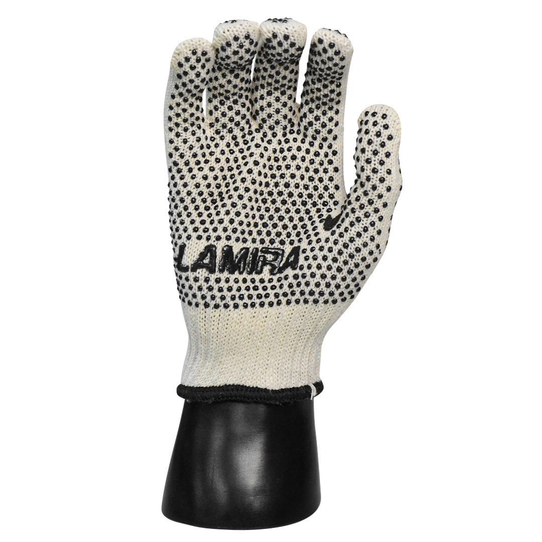 Guante tipo Japonés con Puntos de PVC ambos lados 70g LAMIRA (Par) Blanco LS-4592 Unitalla - 2
