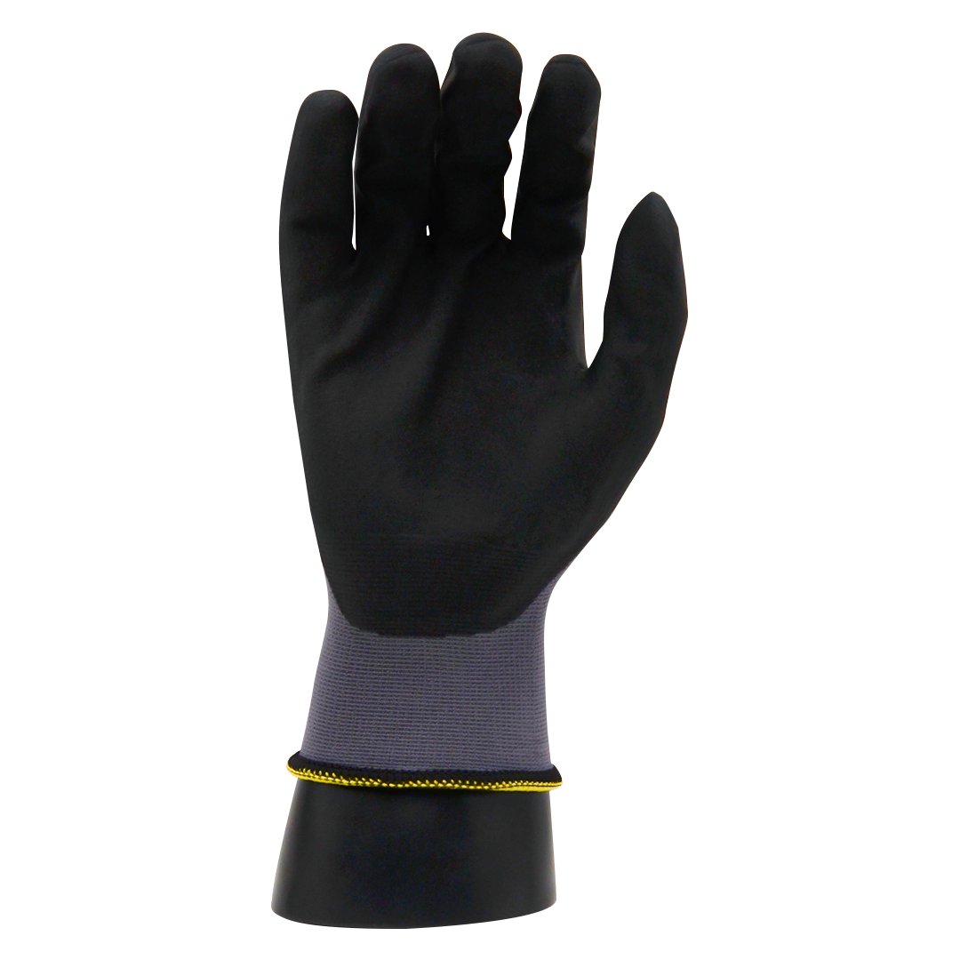 Guante Nylon/Spandex Recubierto de Nitrilo (Par) Gris/Negro HL-2203 - 2